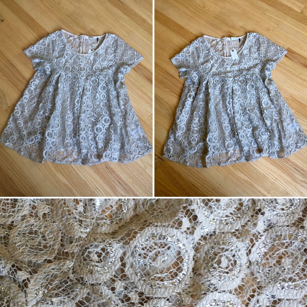 SOLD. Gorgeous lace top Anthropologie - Picture 3 of 8